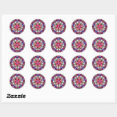 Stickers Mandala 4 juillet (Feuille)