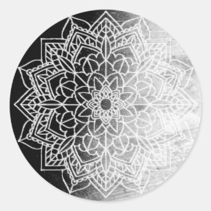 Stickers Mandala noirs