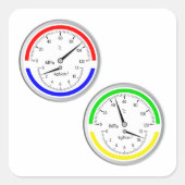 Stickers manomètres à gaz (Devant)