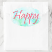 Stickers Mantra Joyeux, Sain, Sage, Riches (Sac)