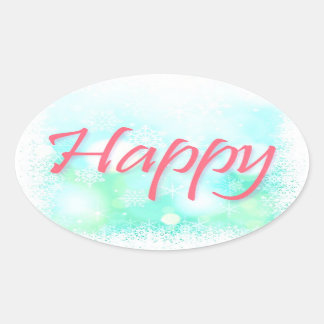 Stickers Mantra Joyeux, Sain, Sage, Riches