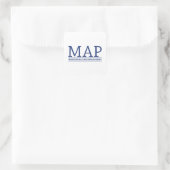 Stickers MAP - Arrière - plan blanc (Sac)