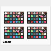 Stickers maquillage parties scintillant (Feuille)