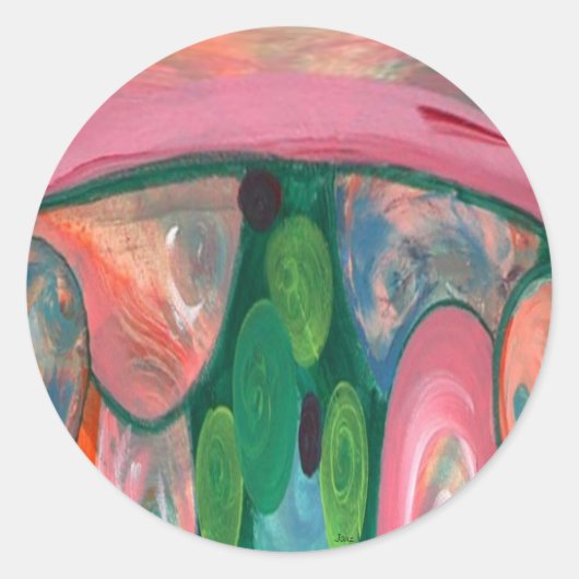 Stickers Marbres de lampes de lave par Janz (Devant)