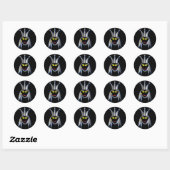 stickers Mardi gras (Feuille)