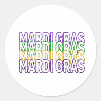 Stickers Mardi Gras,