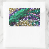 Stickers Mardi Gras Carnival Alligator Bead Decal (Sac)
