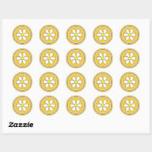 Stickers marguerite (Feuille)