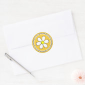 Stickers marguerite (Enveloppe)