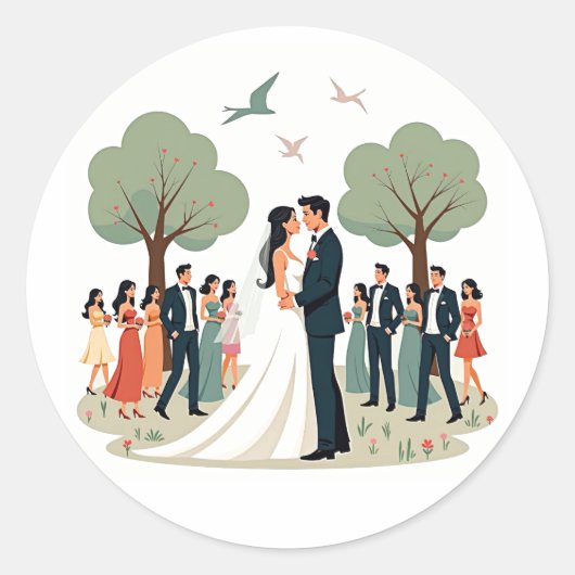 Stickers mariage (Devant)