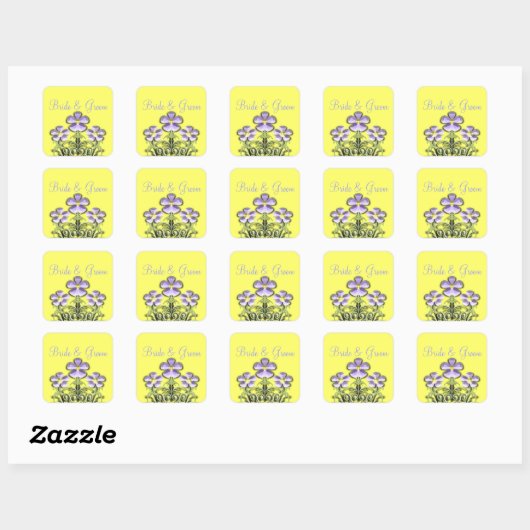 Stickers Mariage (Feuille)