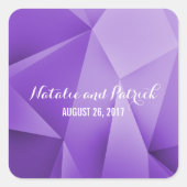Stickers mariage Amethyst Jewel Tones (Devant)