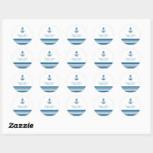 Stickers Mariage Ancre nautique (Feuille)