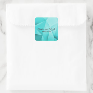 Stickers Mariage Aqua Jewel Tones