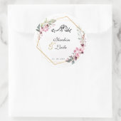 Stickers mariage arabe personnalisé Favoriser (Sac)