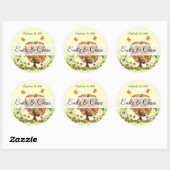 Stickers Mariage Arbre Fleur Love (Feuille)