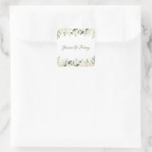 Stickers mariage aux fleurs blanches (Sac)