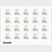 Stickers Mariage Blooms enchanteurs (Feuille)
