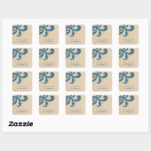 Stickers mariage Blue Stylish (Feuille)