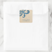 Stickers mariage Blue Stylish (Sac)