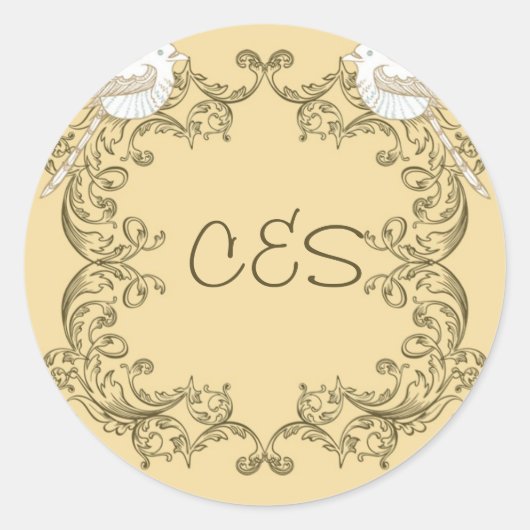 Stickers Mariage Brown/Tan Inséparables (Devant)