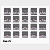 Stickers Mariage Chalkboard Violet Déco (Feuille)