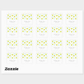 Stickers Mariage Confetti Turquoise Vert (Feuille)