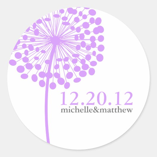 Stickers Mariage Dandelion (Devant)