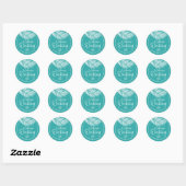 stickers mariage de bienvenue de plage (Feuille)