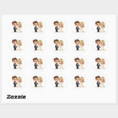 Stickers Mariage de charme (Feuille)