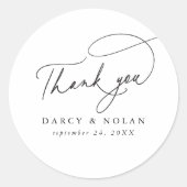 Stickers Mariage de charme élégant (Devant)