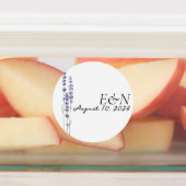 Stickers Mariage de Lavande Français Simple Delica (Apposé)