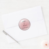 Stickers Mariage de perle à bijoux rose (Enveloppe)