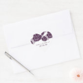 Stickers Mariage Décadence Florale (Enveloppe)