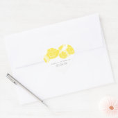Stickers Mariage Décadence Florale (Enveloppe)