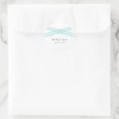 Stickers Mariage Déco Moderne Turquoise (Sac)