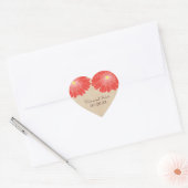 Stickers Mariage Délicats, Rouge (Enveloppe)