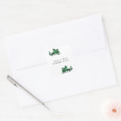 Stickers mariage dragon vert (Enveloppe)
