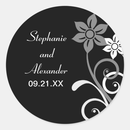 Stickers Mariage Dramatique Flore (Devant)