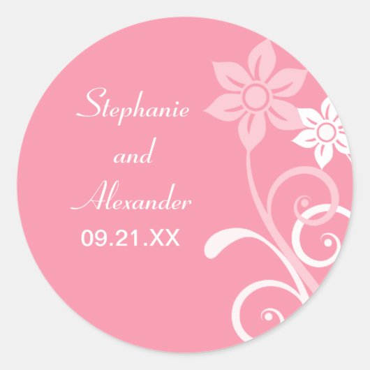 Stickers Mariage Dramatique Flore (Devant)