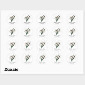 Stickers Mariage Edelweiss blanc (Feuille)