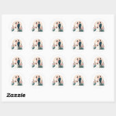 Stickers Mariage élégant (Feuille)