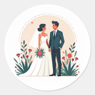 Stickers Mariage élégant