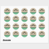 Stickers Mariage Élégant Flore Frottes (Feuille)