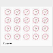 Stickers Mariage en Aquarelle Cerise Blossoms (Feuille)