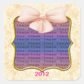 Stickers Mariage en Bow rose (Devant)