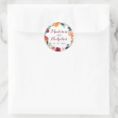 Stickers Mariage Enveloppe Automne (Sac)