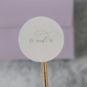 Stickers Mariage Enveloppe Charme élégant