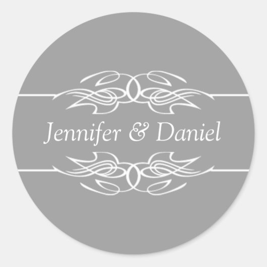 Stickers mariage Enveloppe Sceller Mariage Et Sall (Devant)