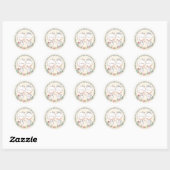 Stickers Mariage et Mariage Floral Cute (Feuille)